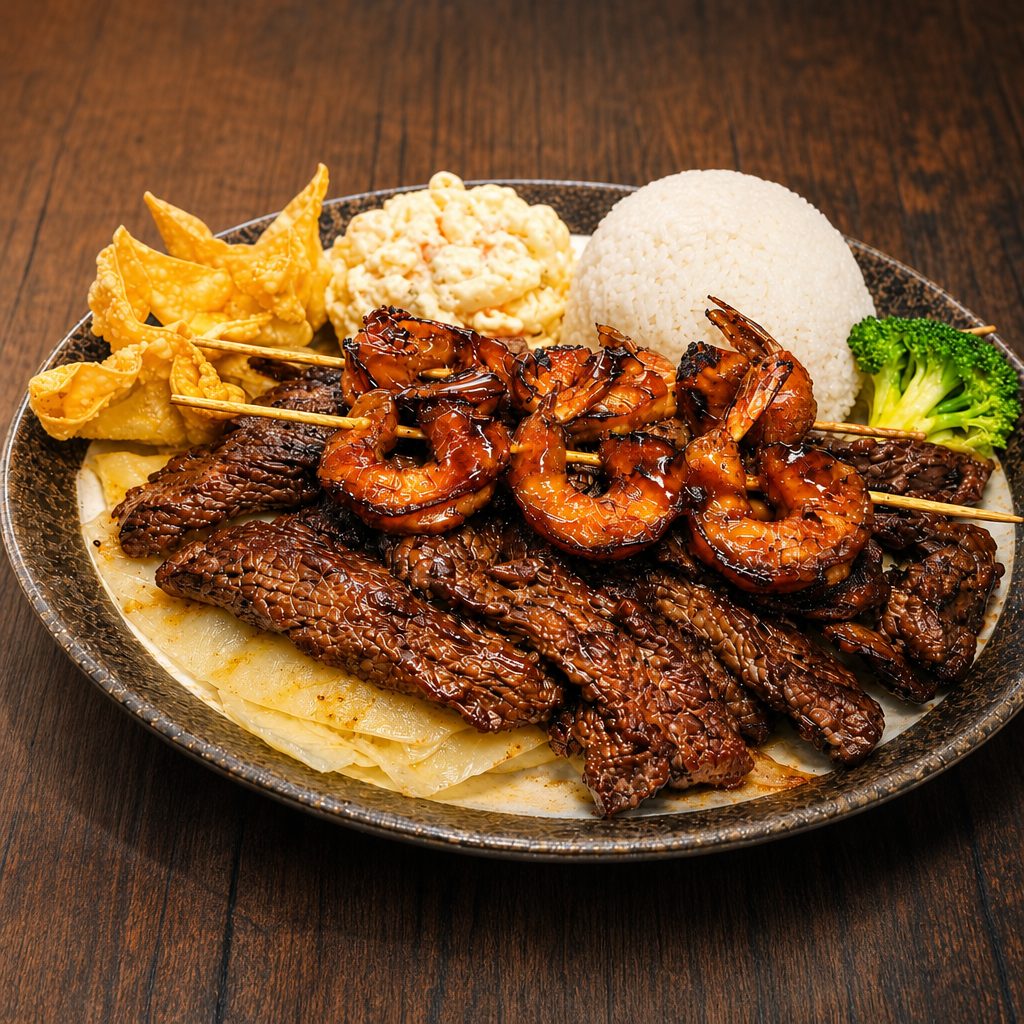 BBQ Beef & Shrimp Combo (New!).