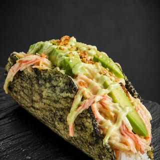 Wasabi Crab Sushi Taco